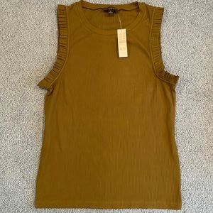 J. Crew Ruffle Tank Top